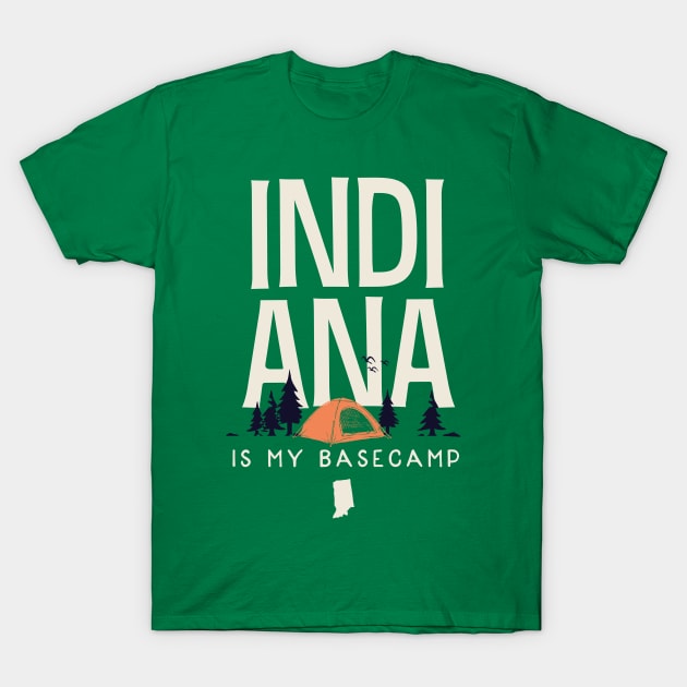 Indiana is my Base Camp T-Shirt by jdsoudry